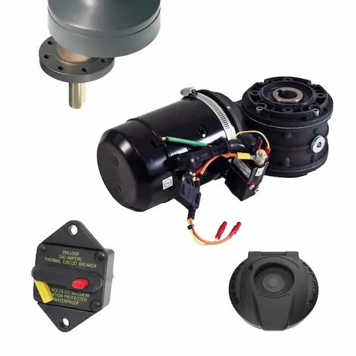 Kit de conversión a winche eléctrico Lewmar