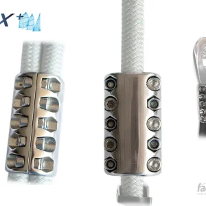 Abrazadera para cable anti torsión