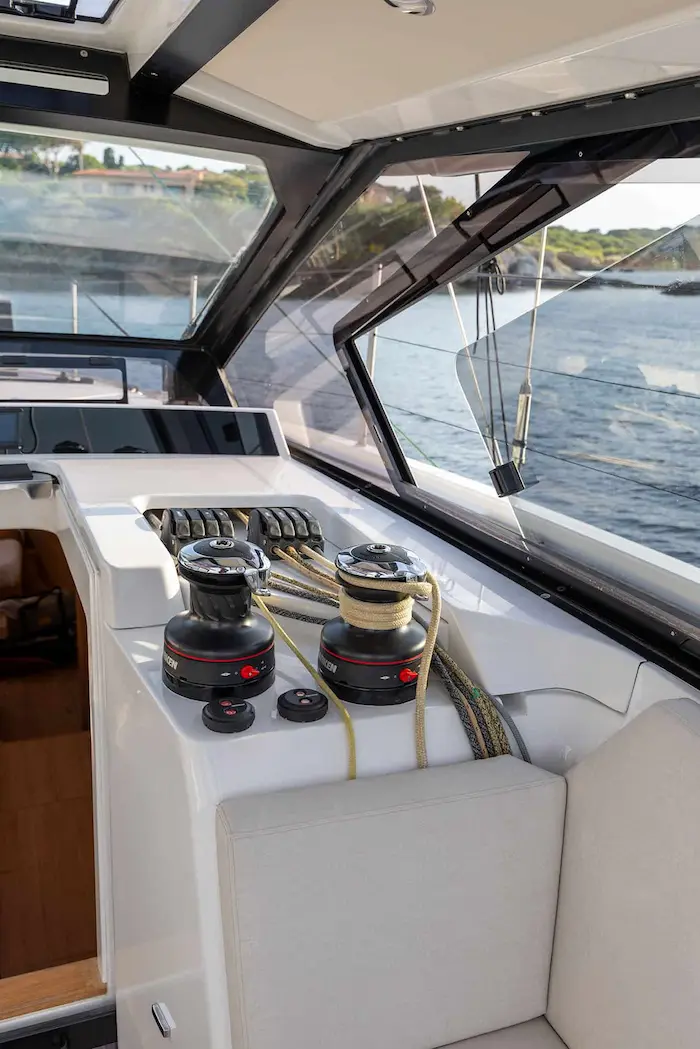 winches harken en velero